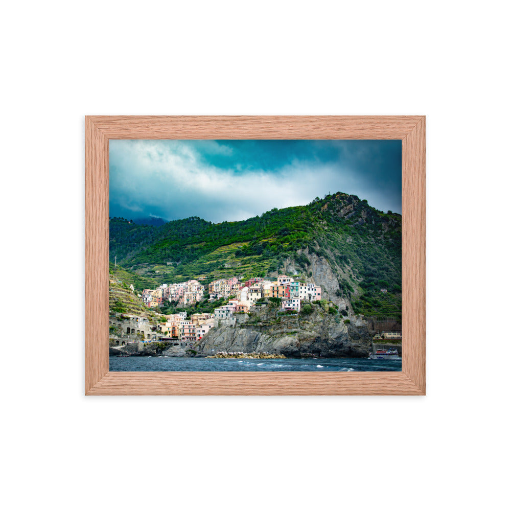 Corniglia - Framed photo paper poster