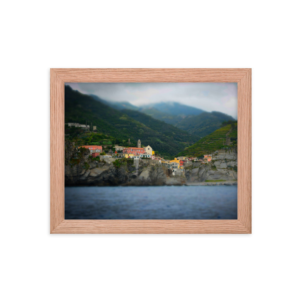 Vernazza - Framed photo paper poster