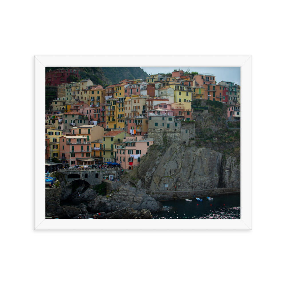 Manarola - Framed photo paper poster