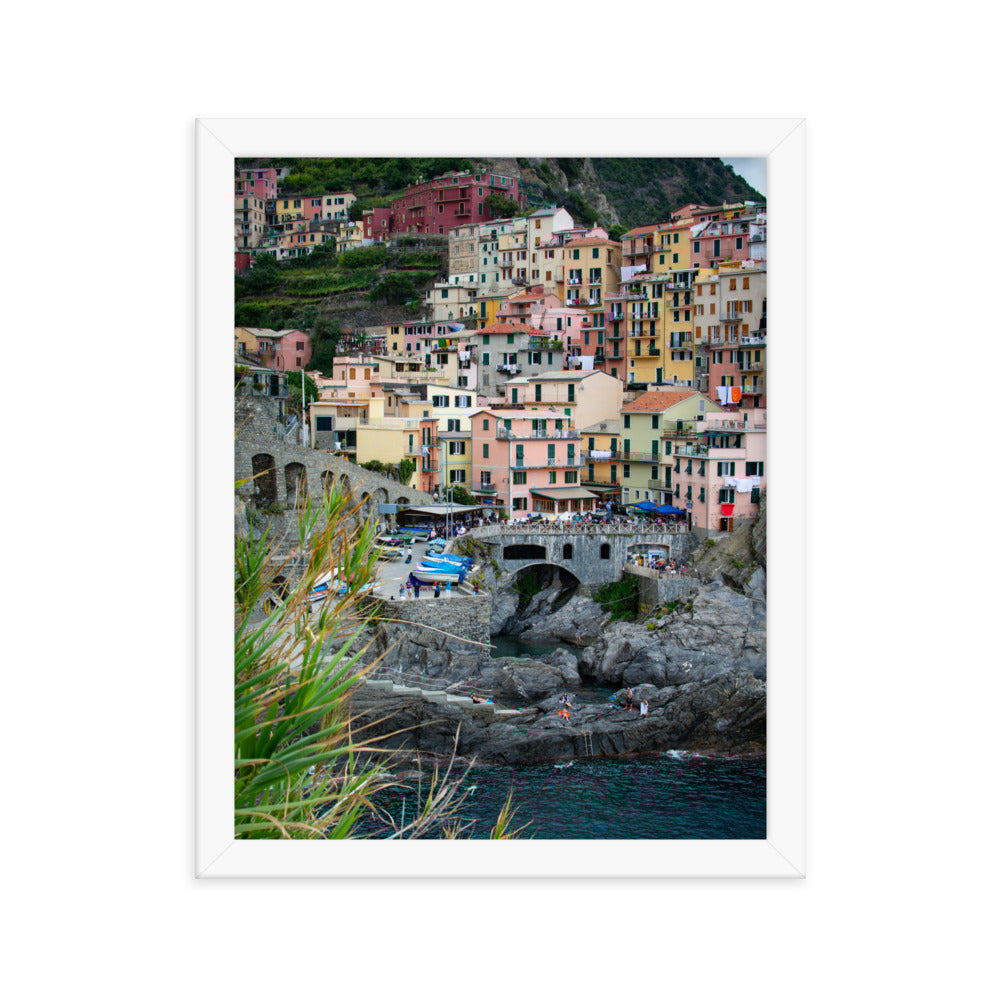 Manarola - Framed photo paper poster