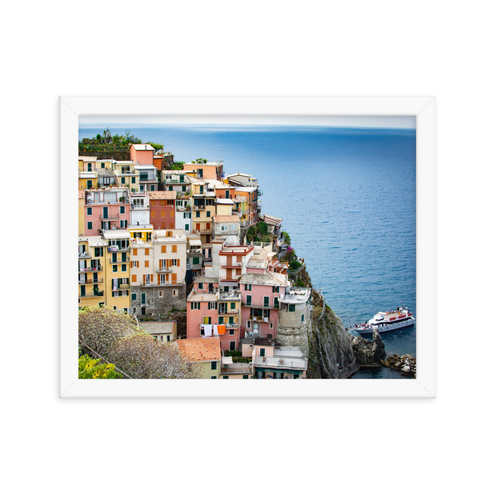 Manarola - Framed photo paper poster