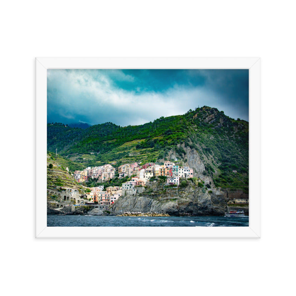 Corniglia - Framed photo paper poster