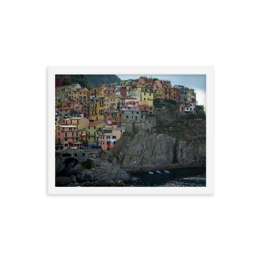 Manarola - Framed photo paper poster