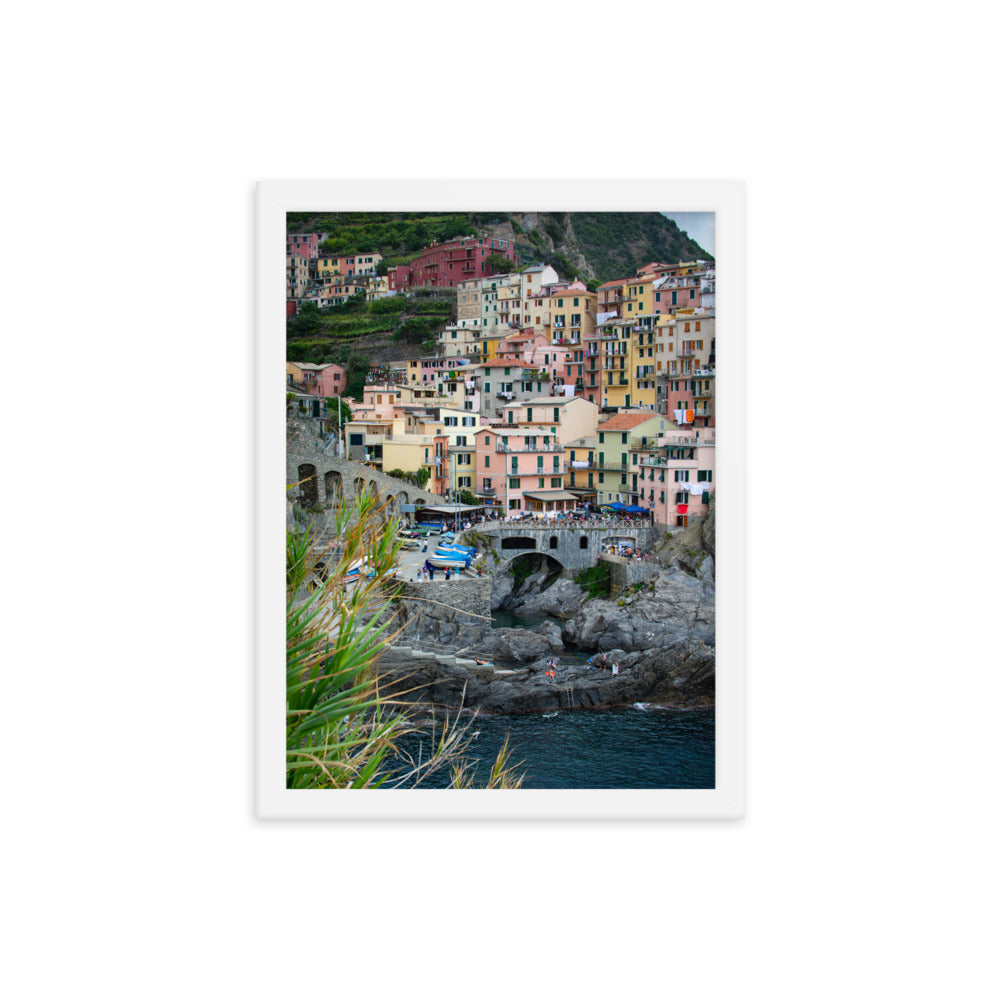 Manarola - Framed photo paper poster