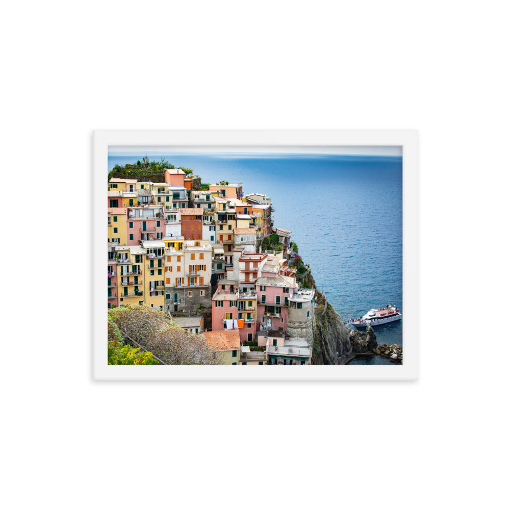 Manarola - Framed photo paper poster