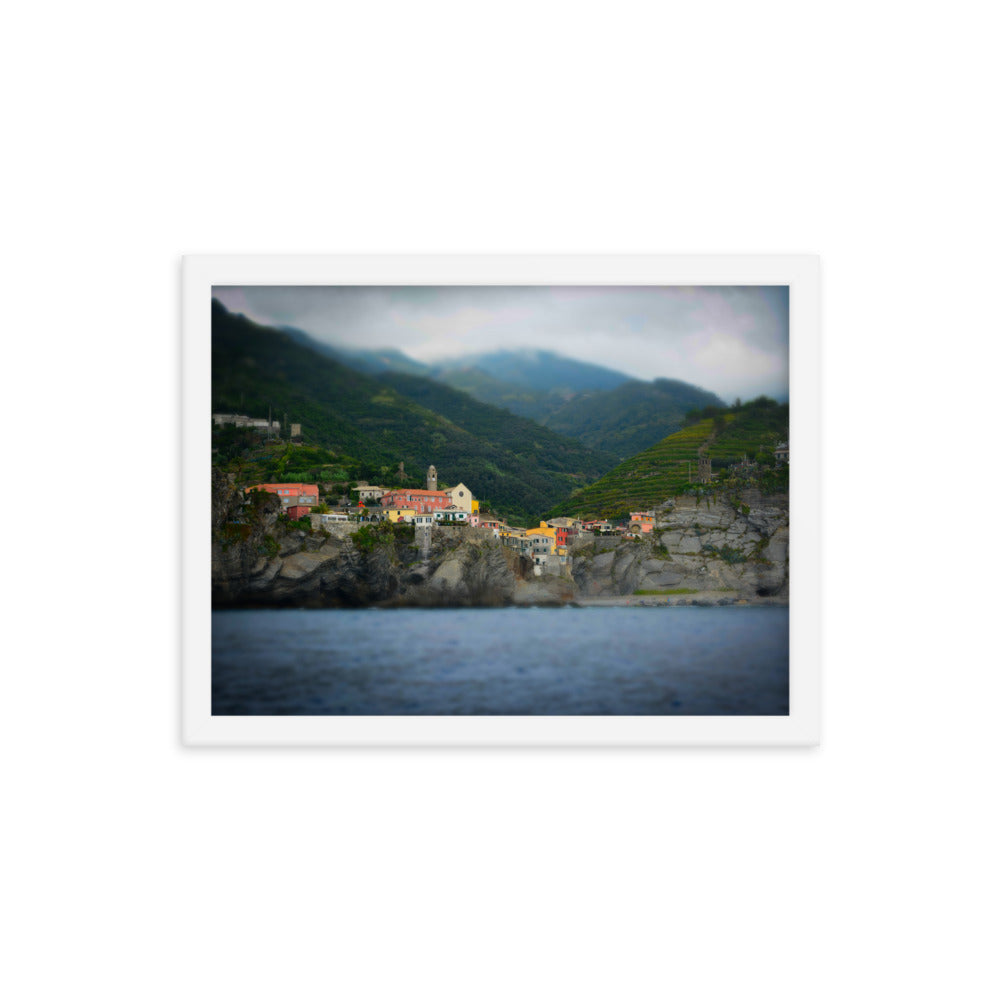 Vernazza - Framed photo paper poster