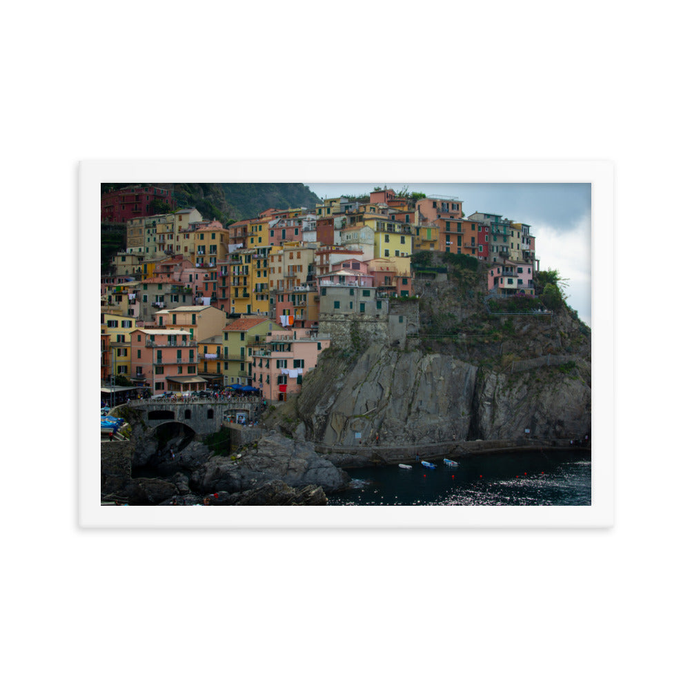 Manarola - Framed photo paper poster