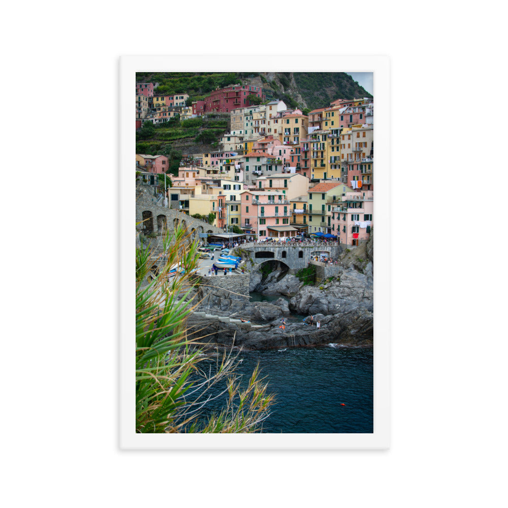 Manarola - Framed photo paper poster