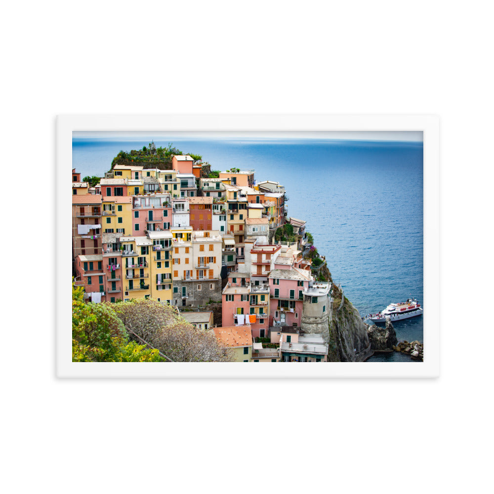 Manarola - Framed photo paper poster