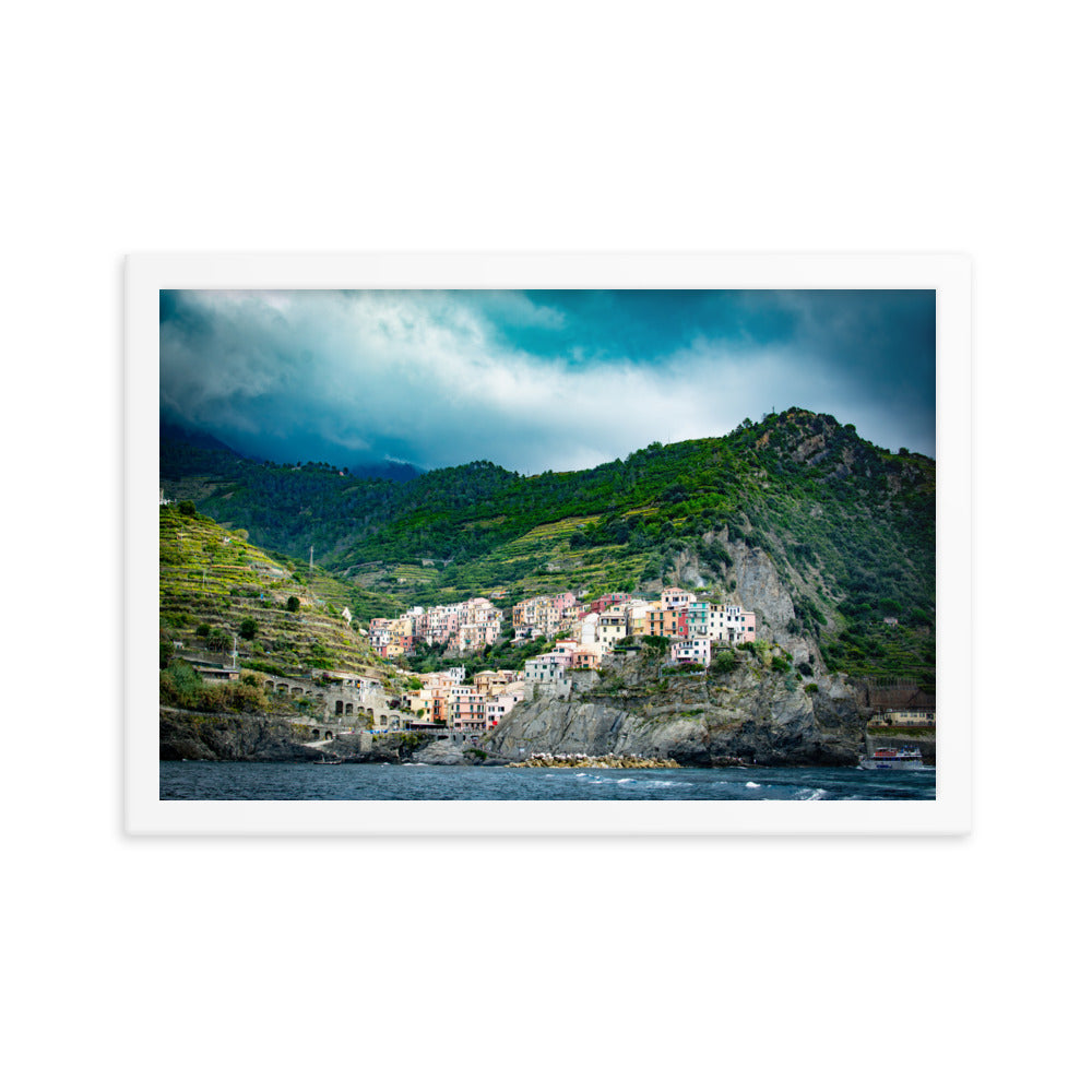 Corniglia - Framed photo paper poster