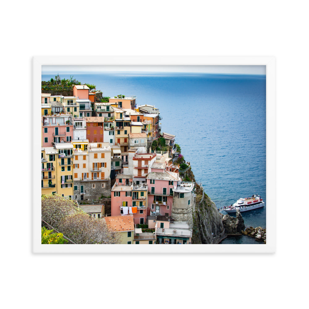 Manarola - Framed photo paper poster