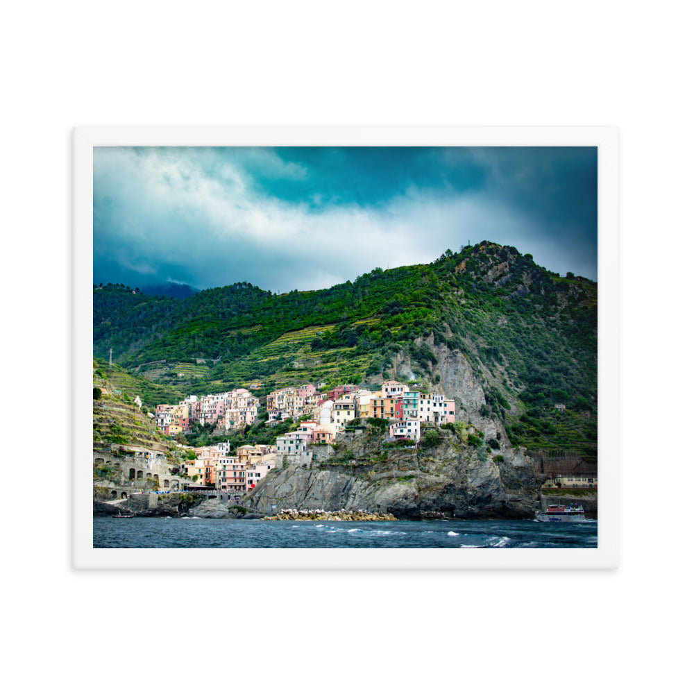 Corniglia - Framed photo paper poster