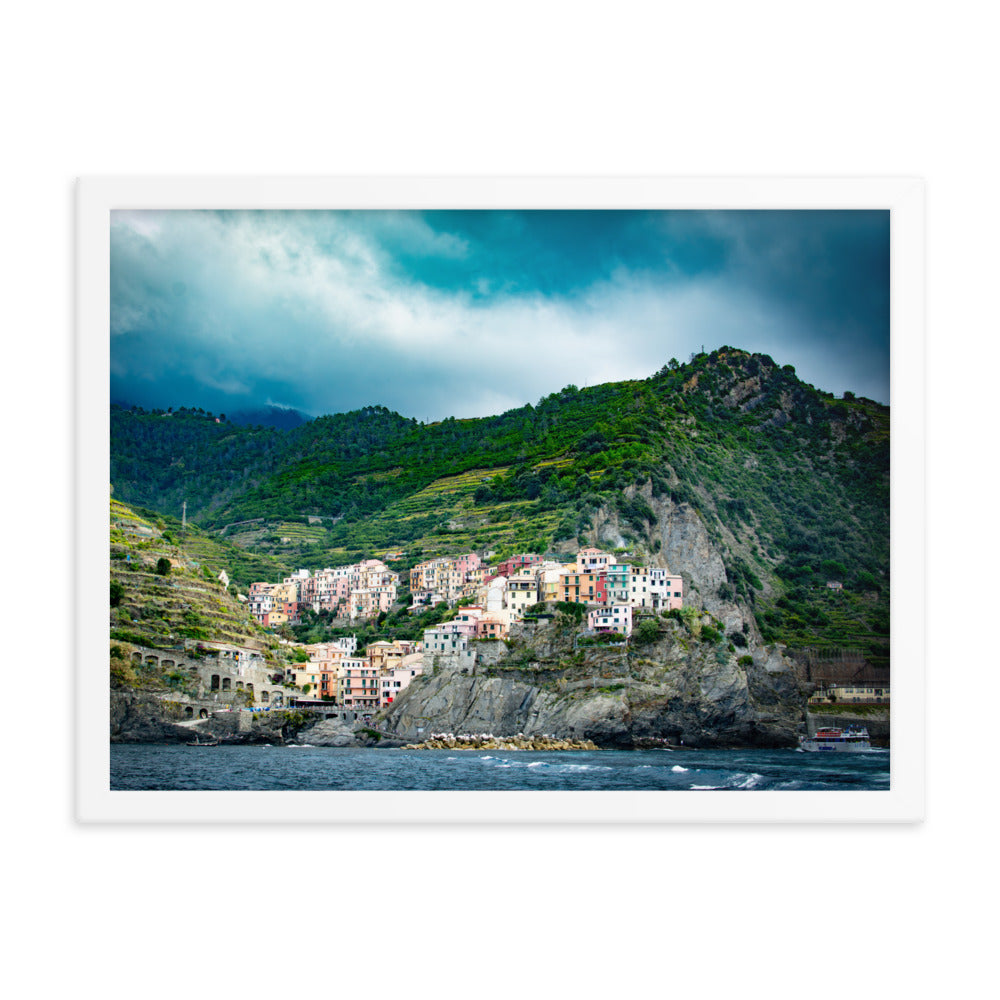 Corniglia - Framed photo paper poster