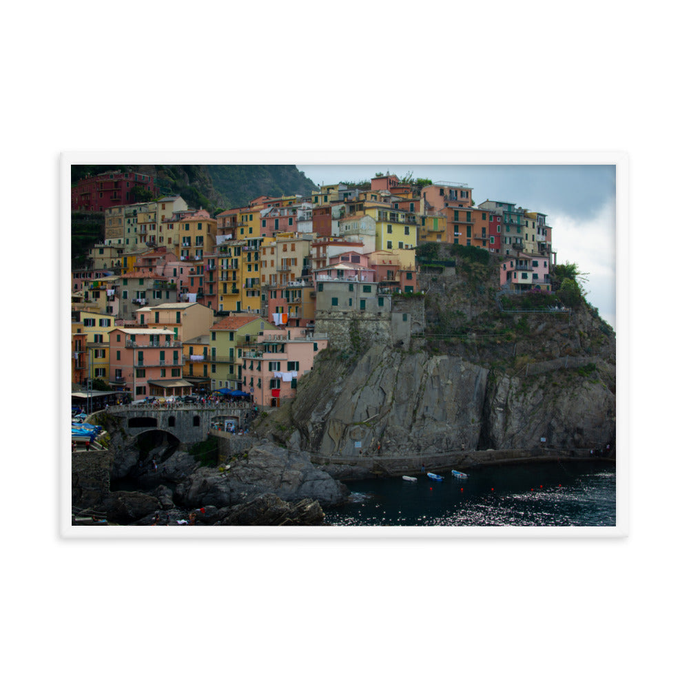 Manarola - Framed photo paper poster