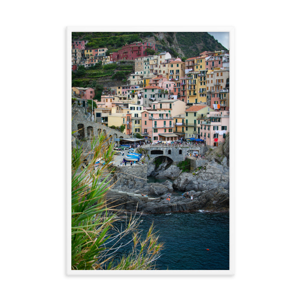 Manarola - Framed photo paper poster