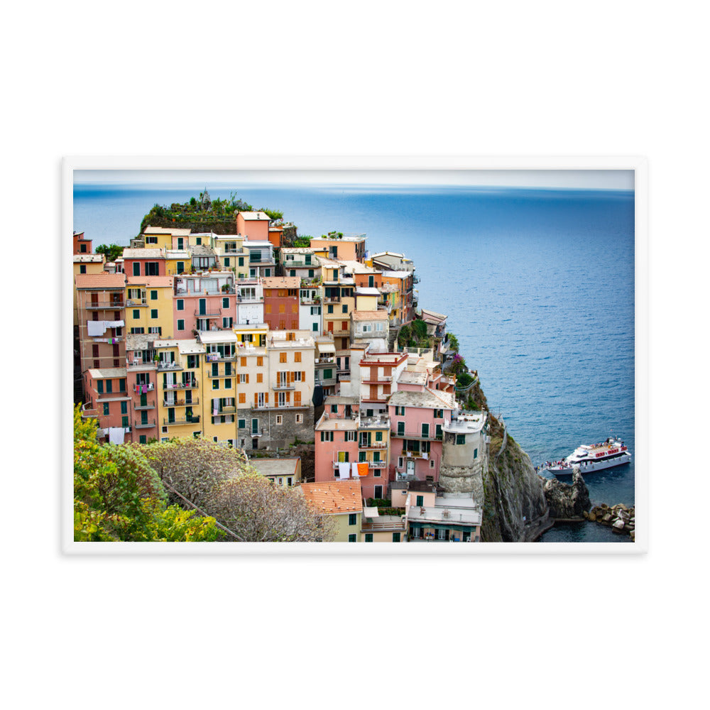 Manarola - Framed photo paper poster