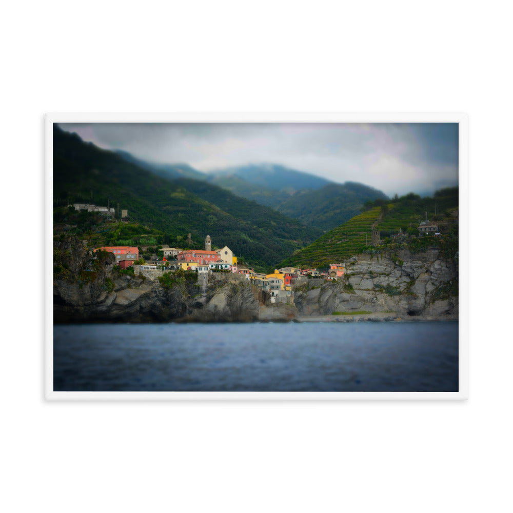 Vernazza - Framed photo paper poster