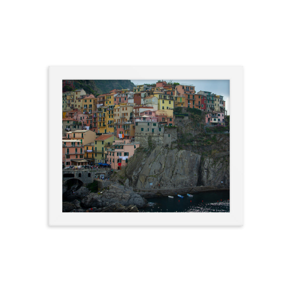 Manarola - Framed photo paper poster