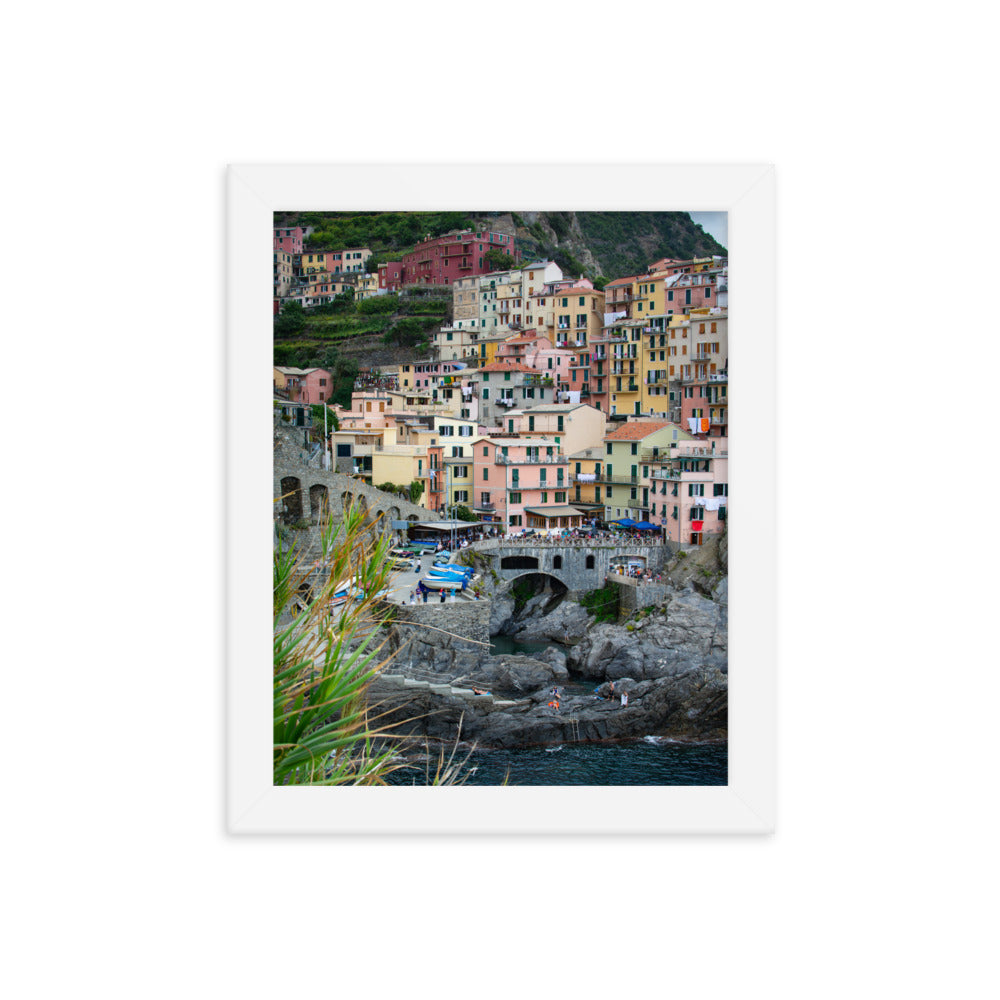 Manarola - Framed photo paper poster