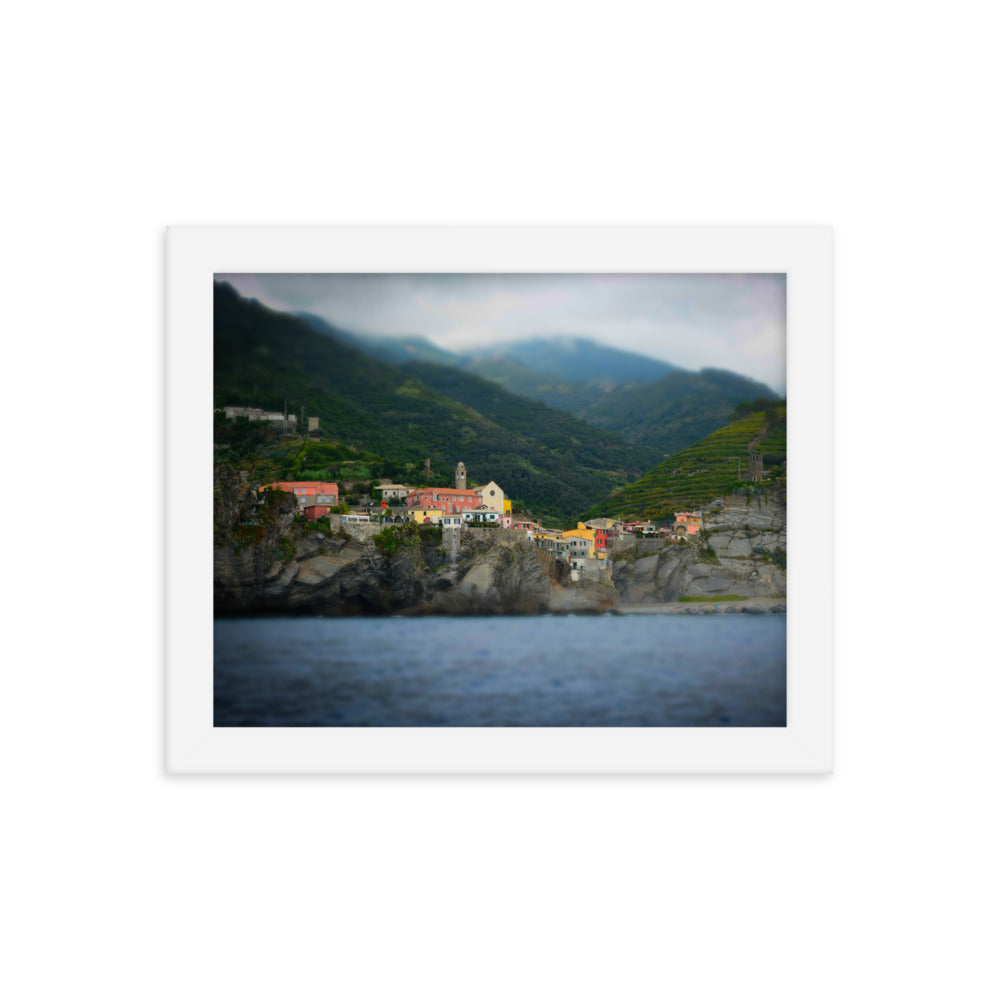 Vernazza - Framed photo paper poster