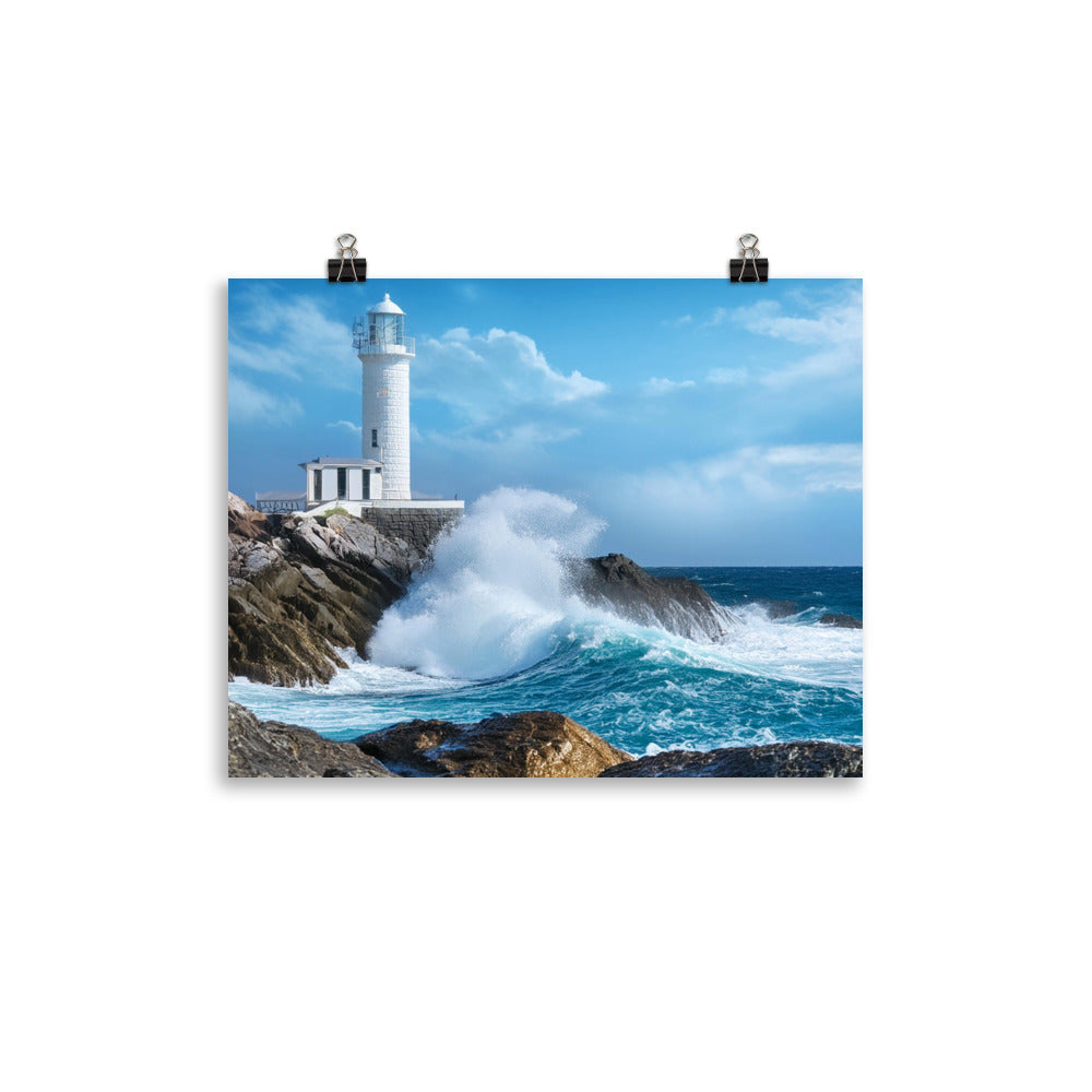 Coastal Lighthouse - Photo paper poster