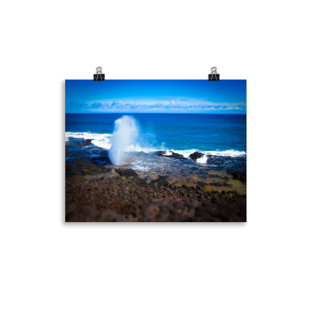 Spouting Horn - Photo paper poster