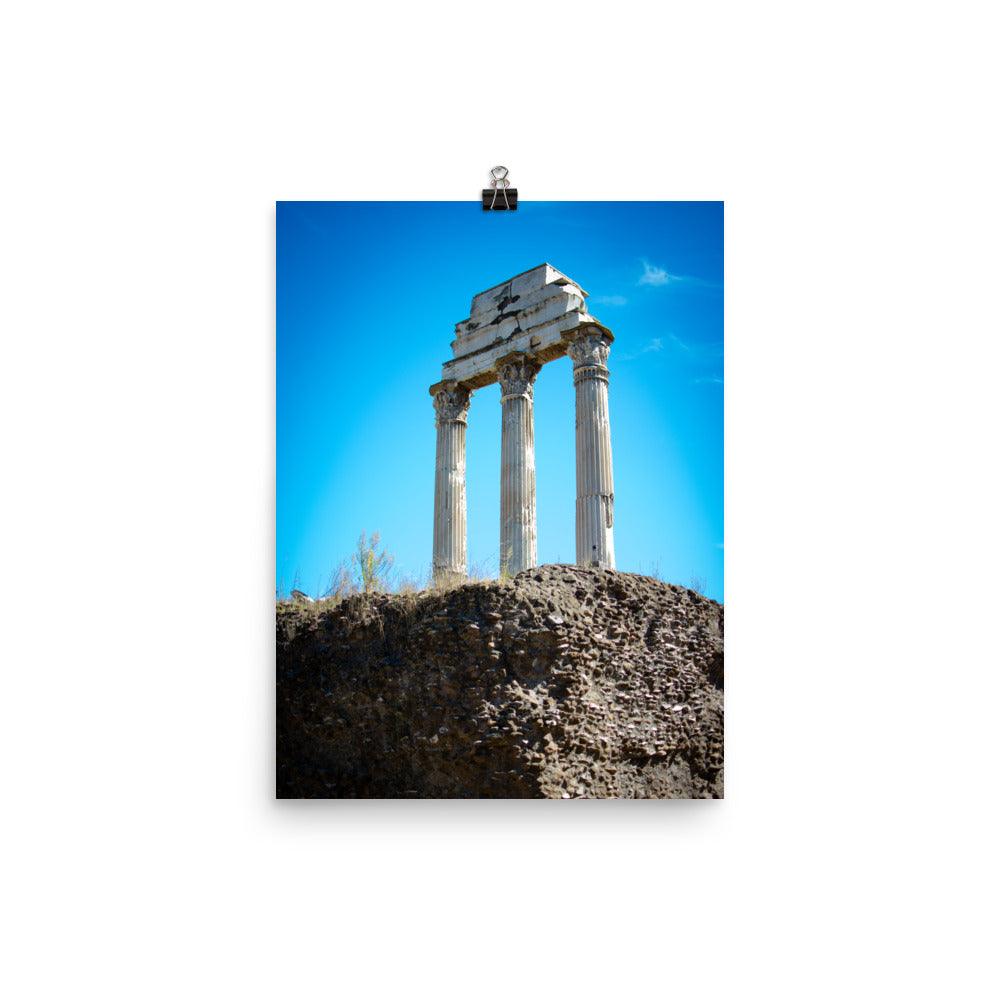 Temple of Castor and Pollux - Photo paper poster