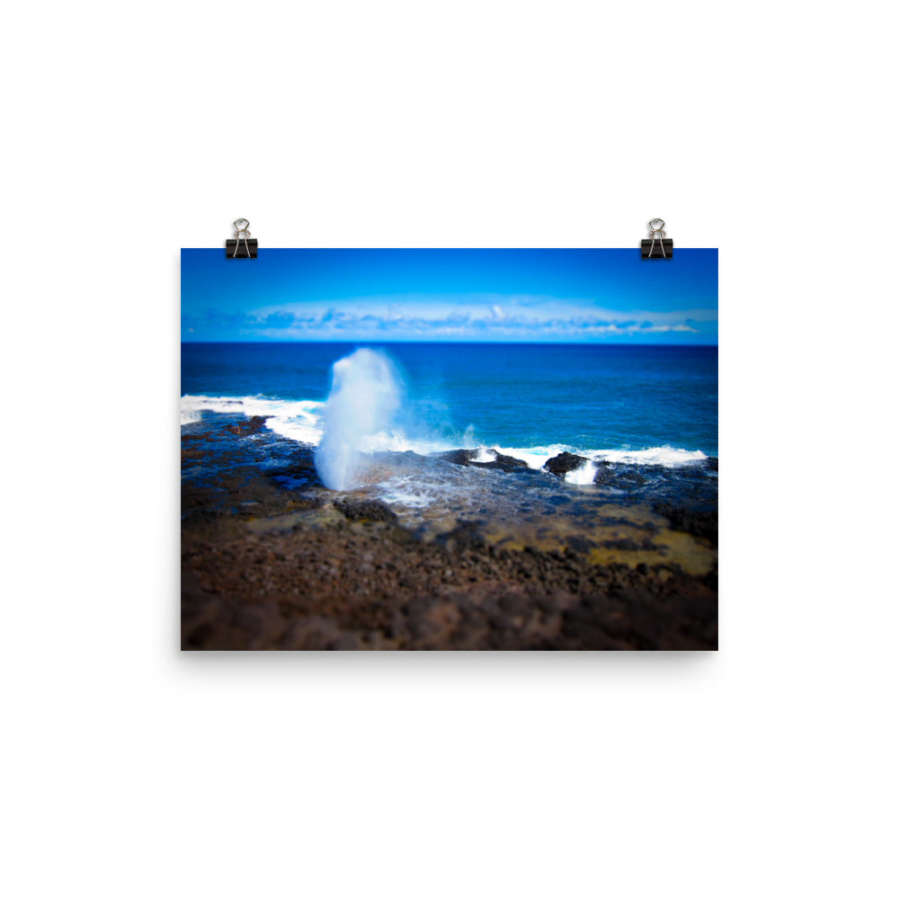 Spouting Horn - Photo paper poster