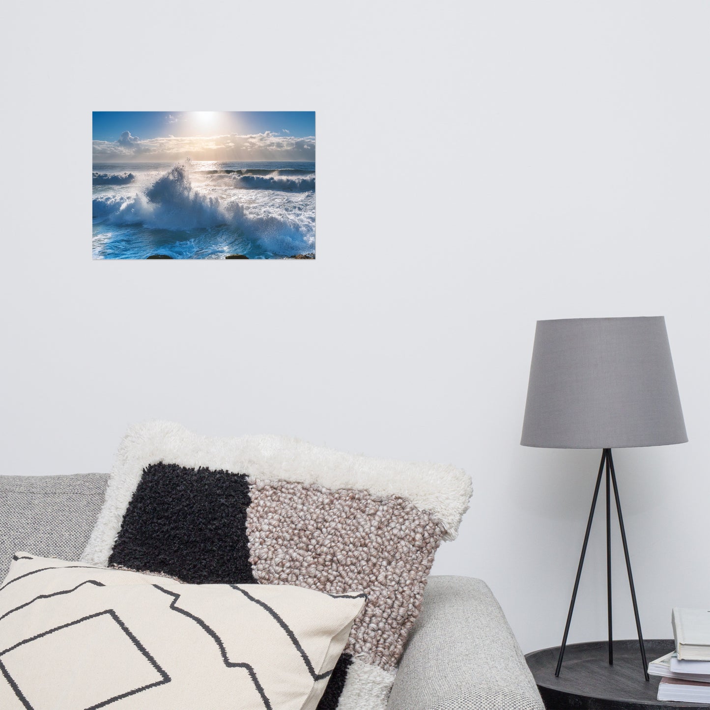 Waves Crashing - Photo paper poster