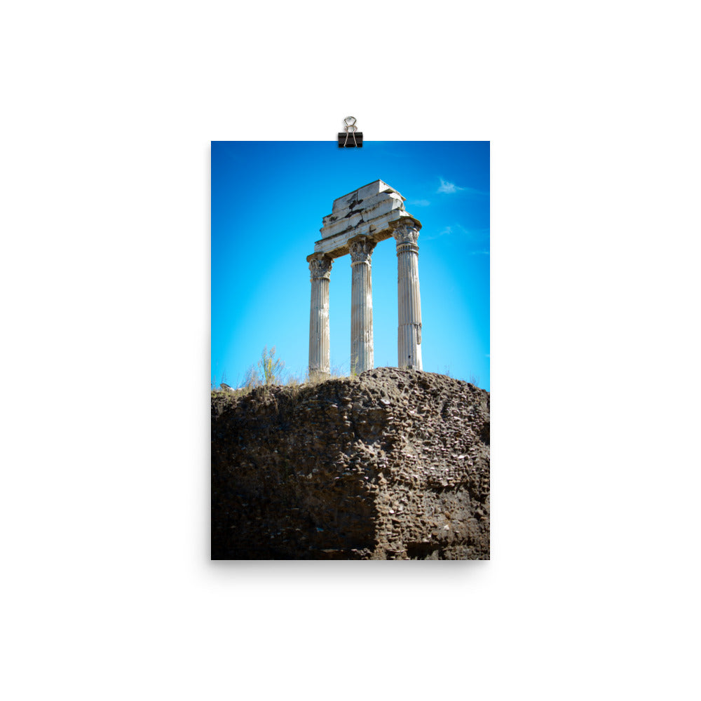 Temple of Castor and Pollux - Photo paper poster