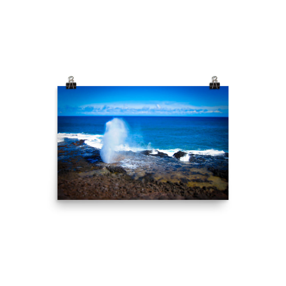 Spouting Horn - Photo paper poster