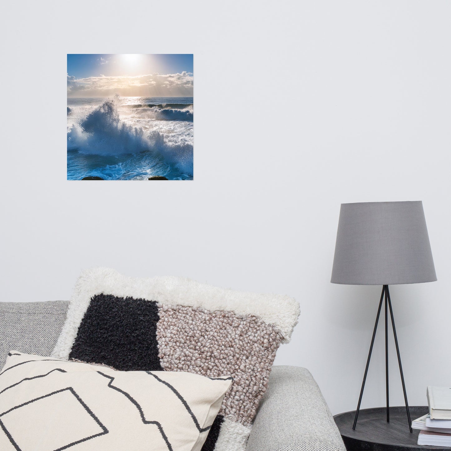 Waves Crashing - Photo paper poster