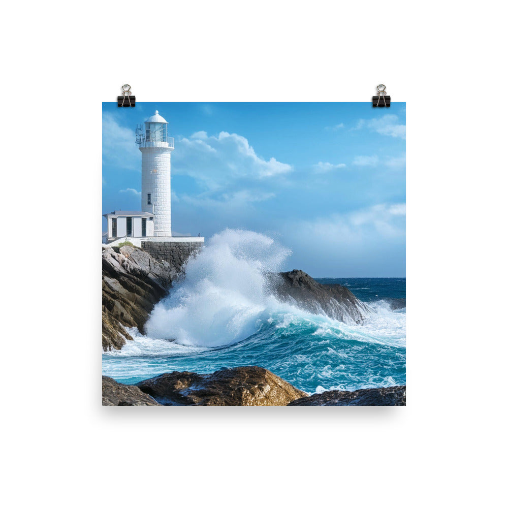 Coastal Lighthouse - Photo paper poster