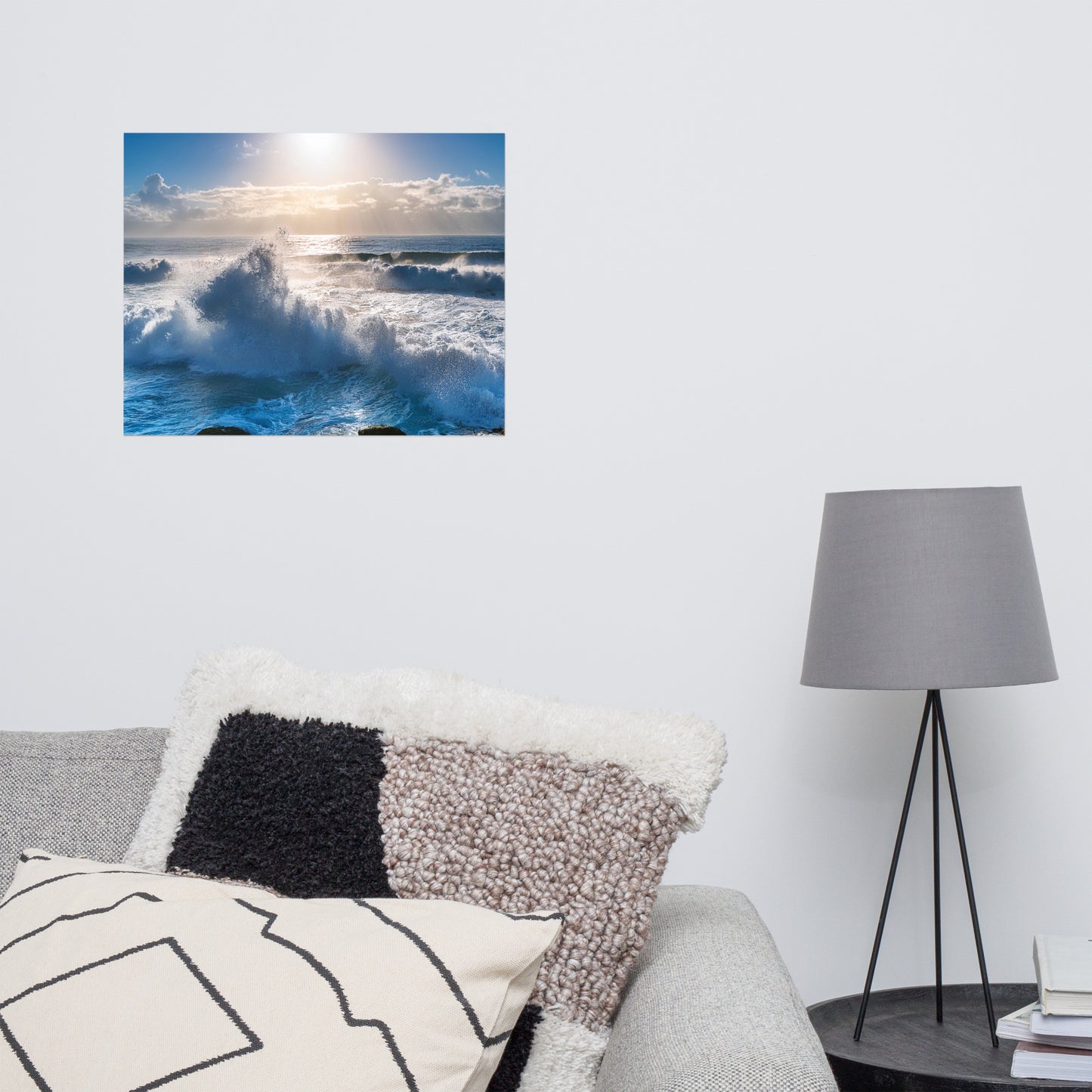 Waves Crashing - Photo paper poster