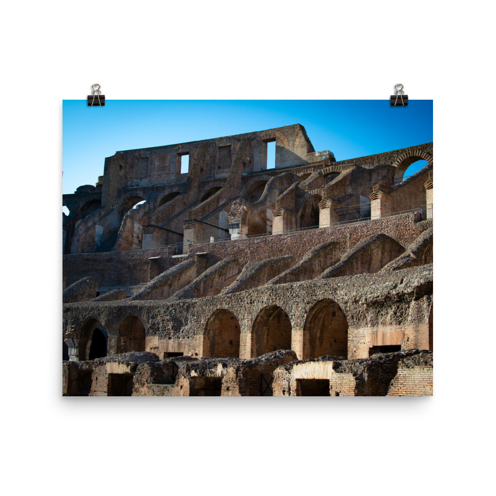 Roman Colosseum Interior - Photo paper poster