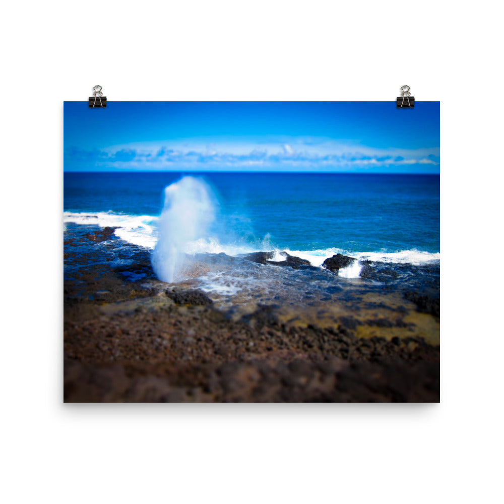 Spouting Horn - Photo paper poster