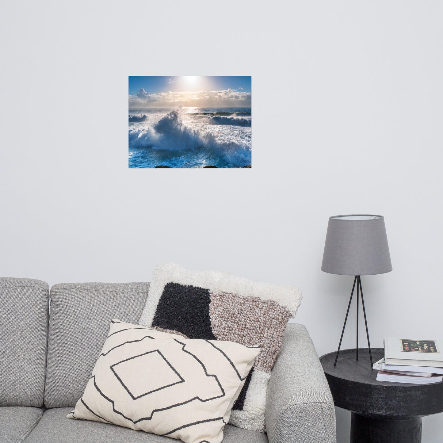 Waves Crashing - Photo paper poster