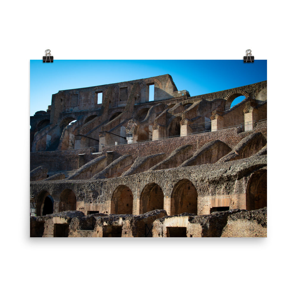 Roman Colosseum Interior - Photo paper poster