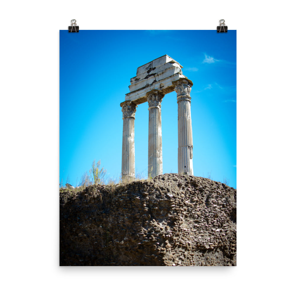 Temple of Castor and Pollux - Photo paper poster