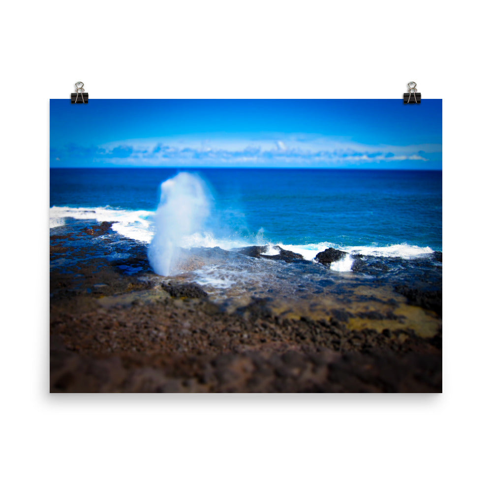 Spouting Horn - Photo paper poster