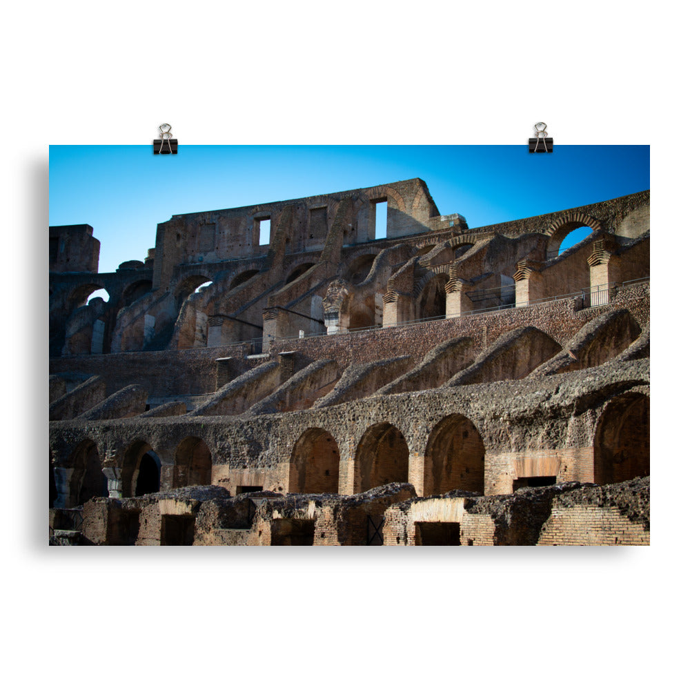 Roman Colosseum Interior - Photo paper poster