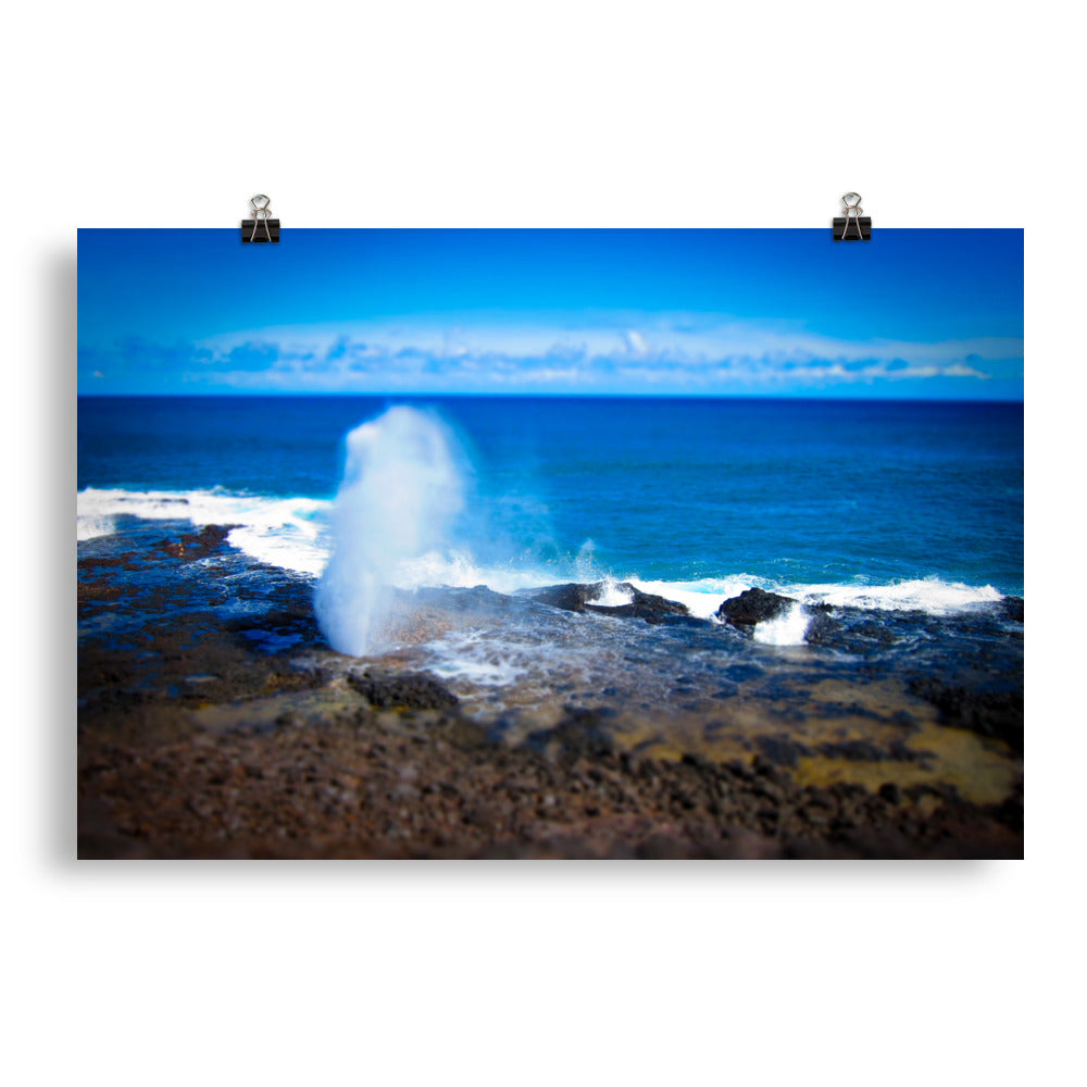 Spouting Horn - Photo paper poster