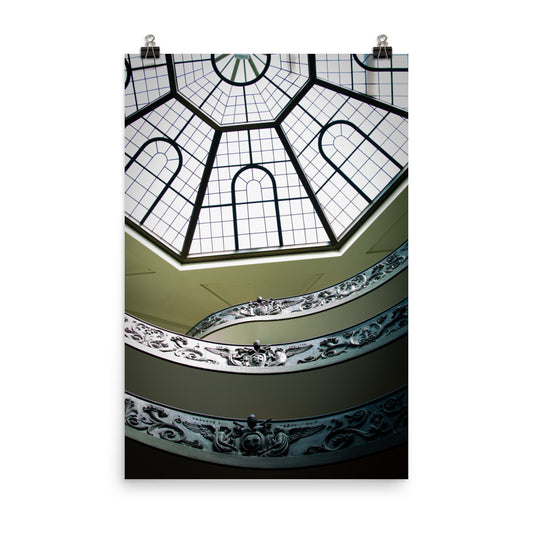 Bramante Staircase - Photo paper poster