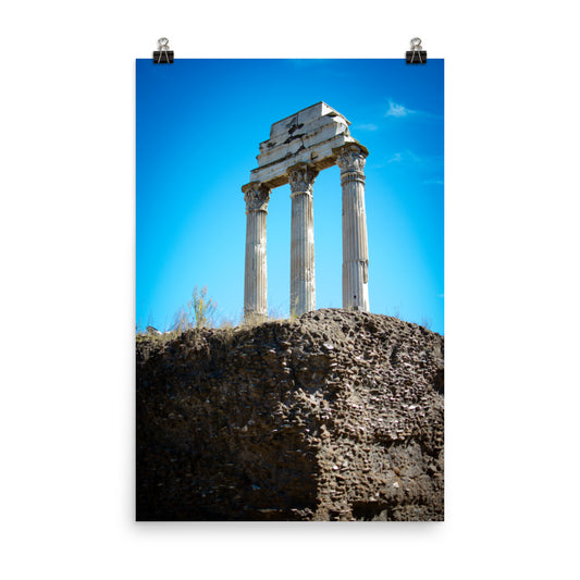 Temple of Castor and Pollux - Photo paper poster