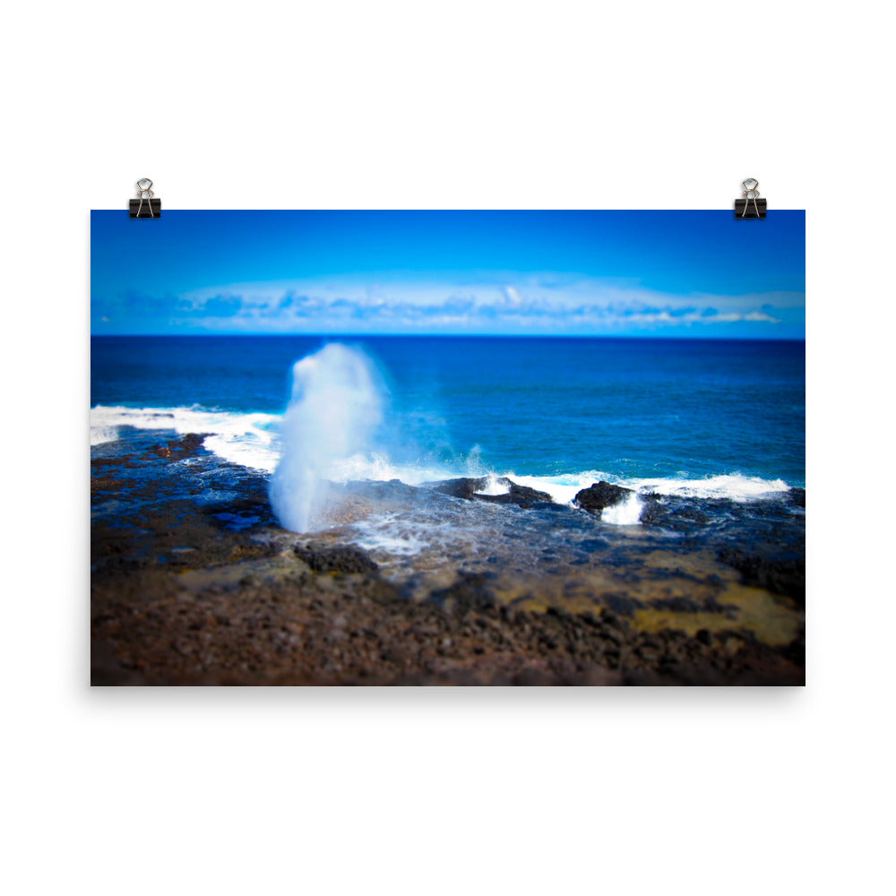 Spouting Horn - Photo paper poster