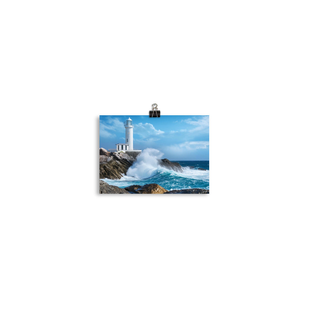 Coastal Lighthouse - Photo paper poster