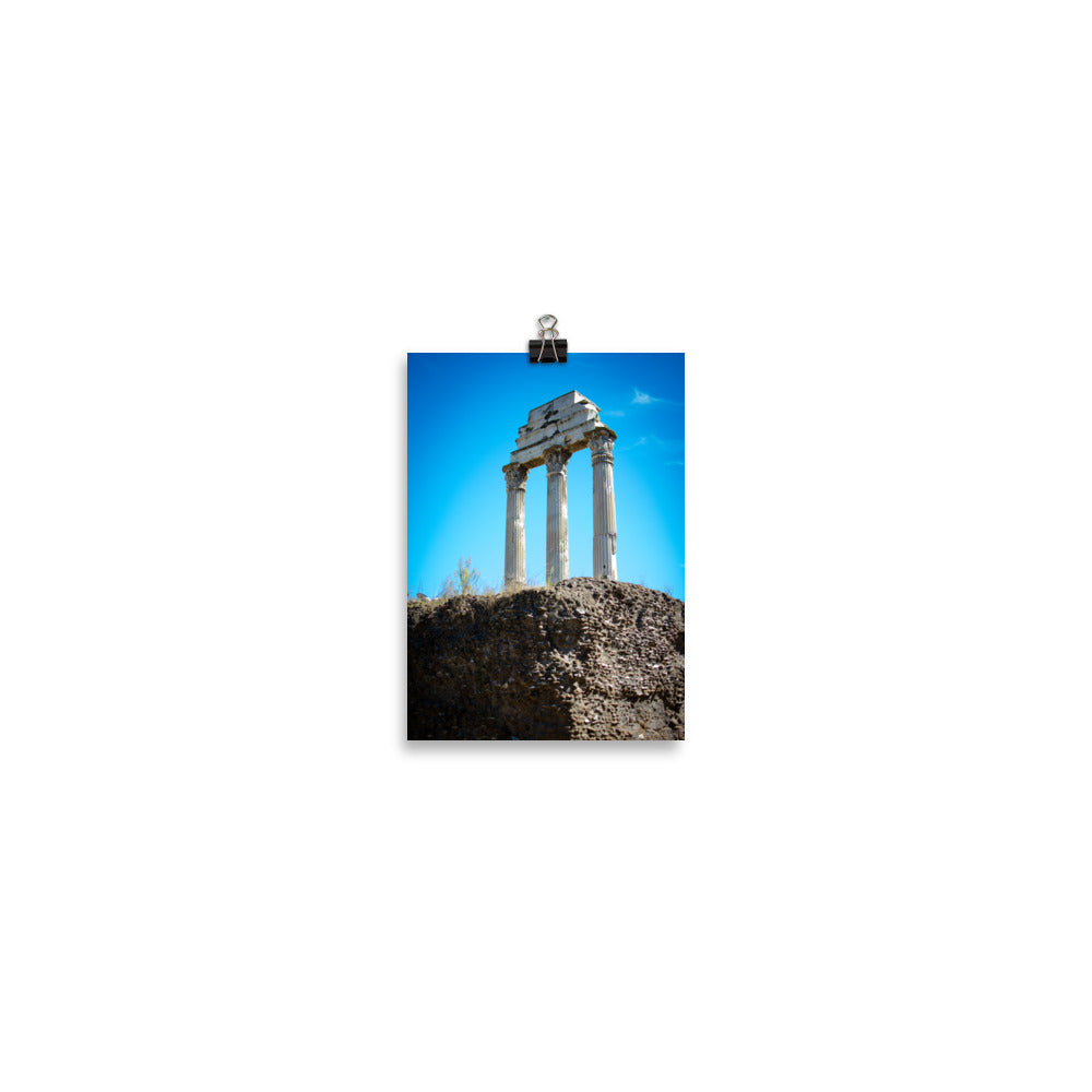 Temple of Castor and Pollux - Photo paper poster