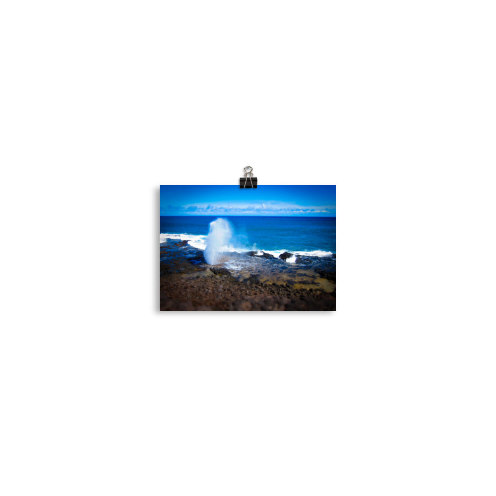 Spouting Horn - Photo paper poster