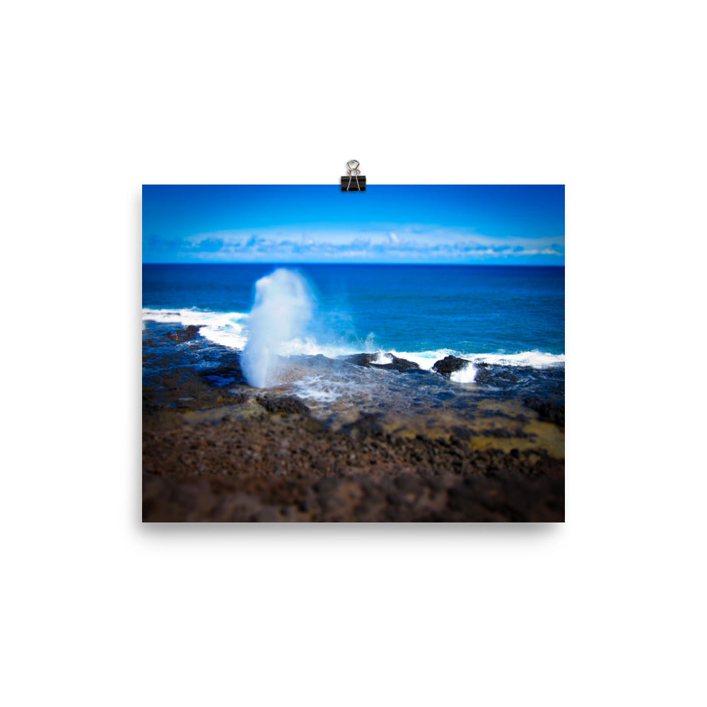 Spouting Horn - Photo paper poster