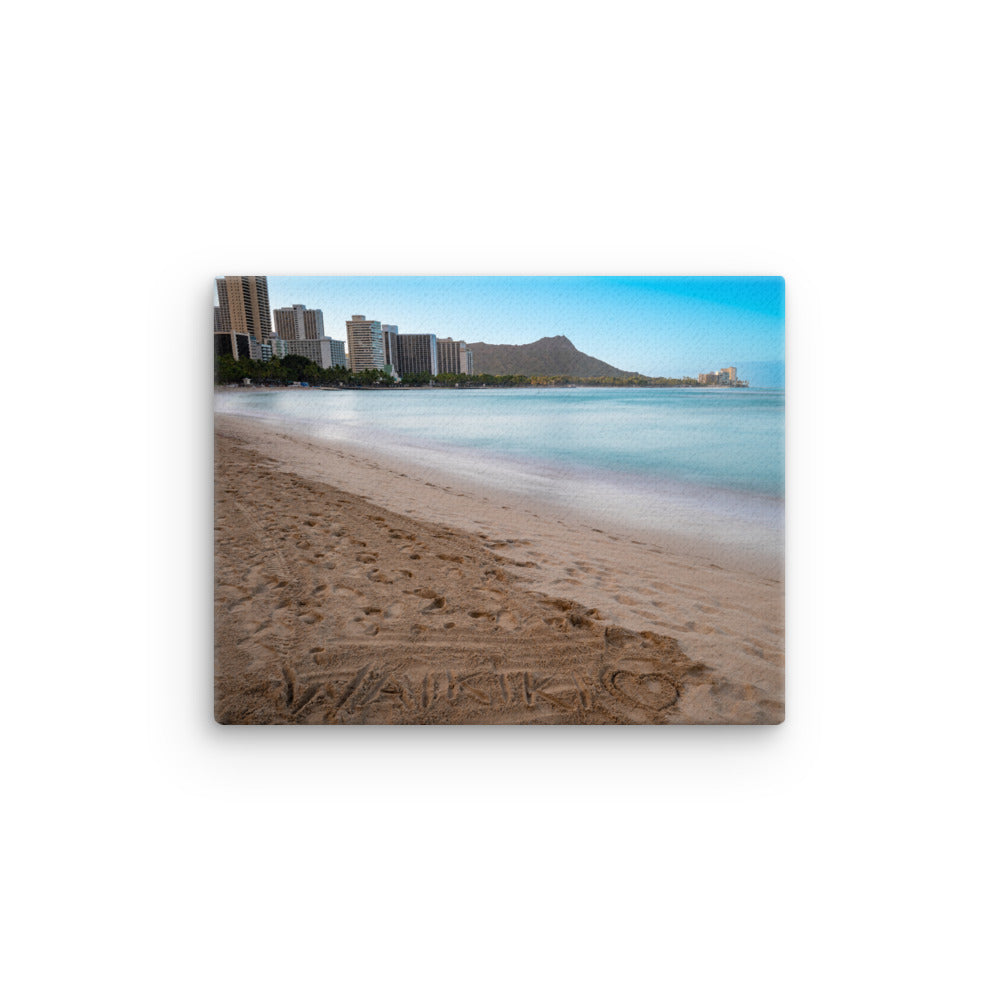 Waikiki Beach - Thin canvas